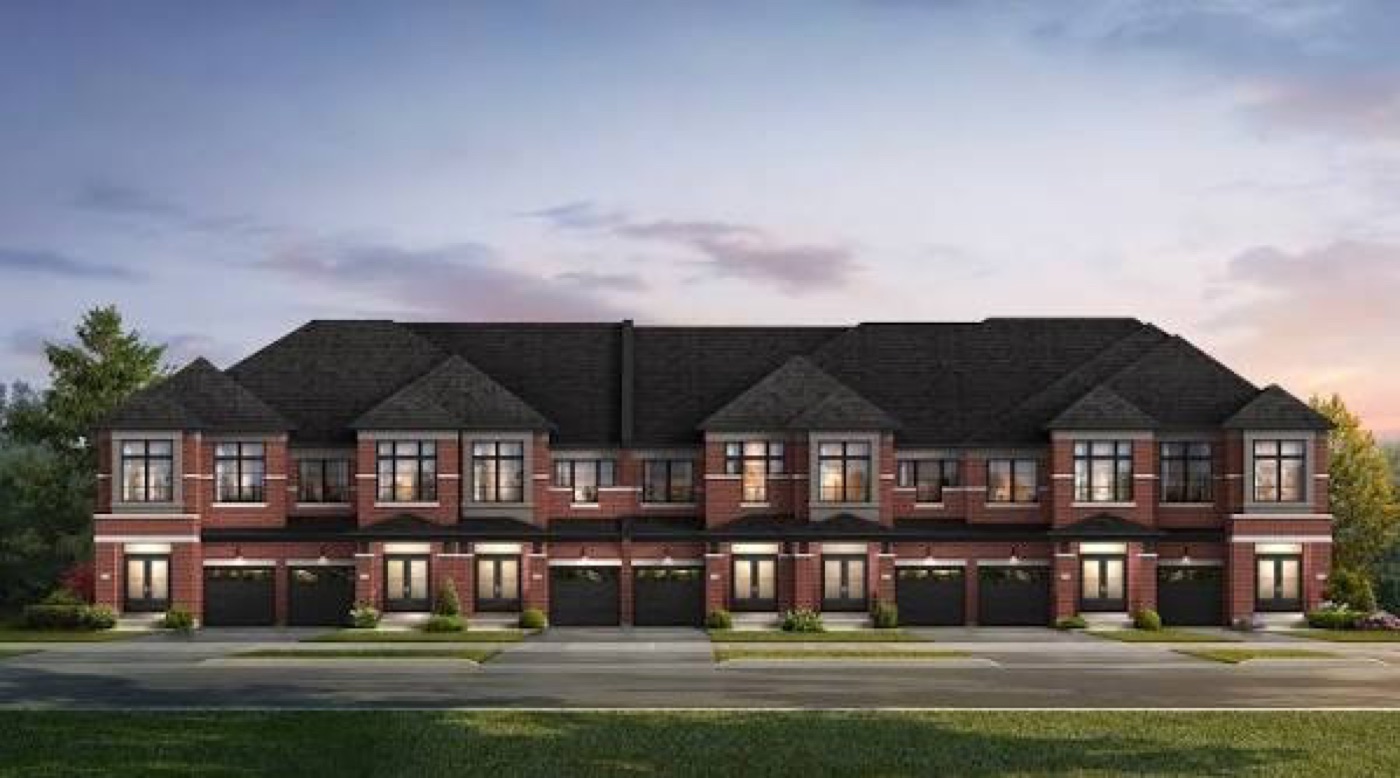 Bridgelands townhomes rendering, North Vaughan